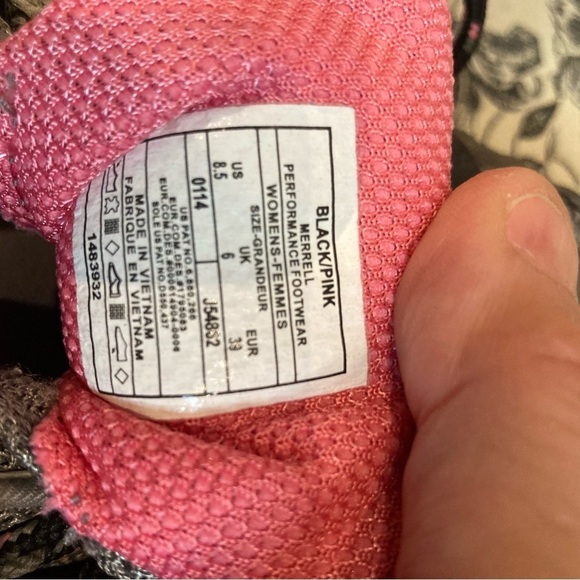 MERRELL Sz 8.5  Siren 2 Sport Hiking Trail Lace Up Vibram Soles Shoes - Picture 8 of 13